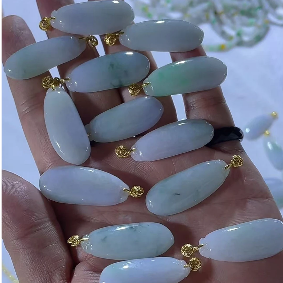 【玉经纶】-70736/Q55-天然A货翡翠吊坠-多样性发其—