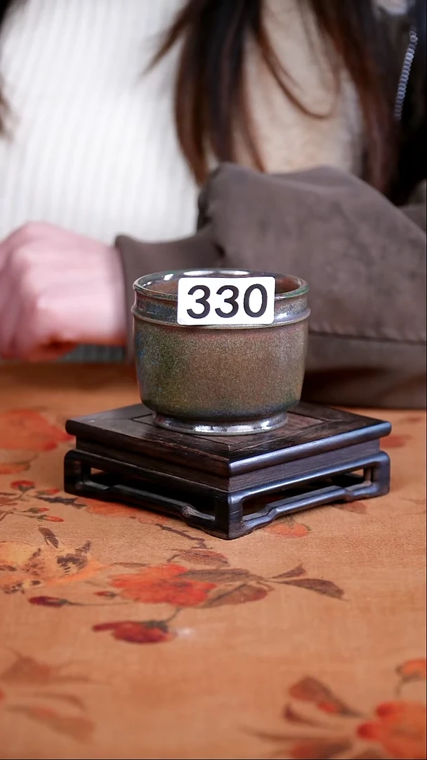 全品钧瓷茶器摆件