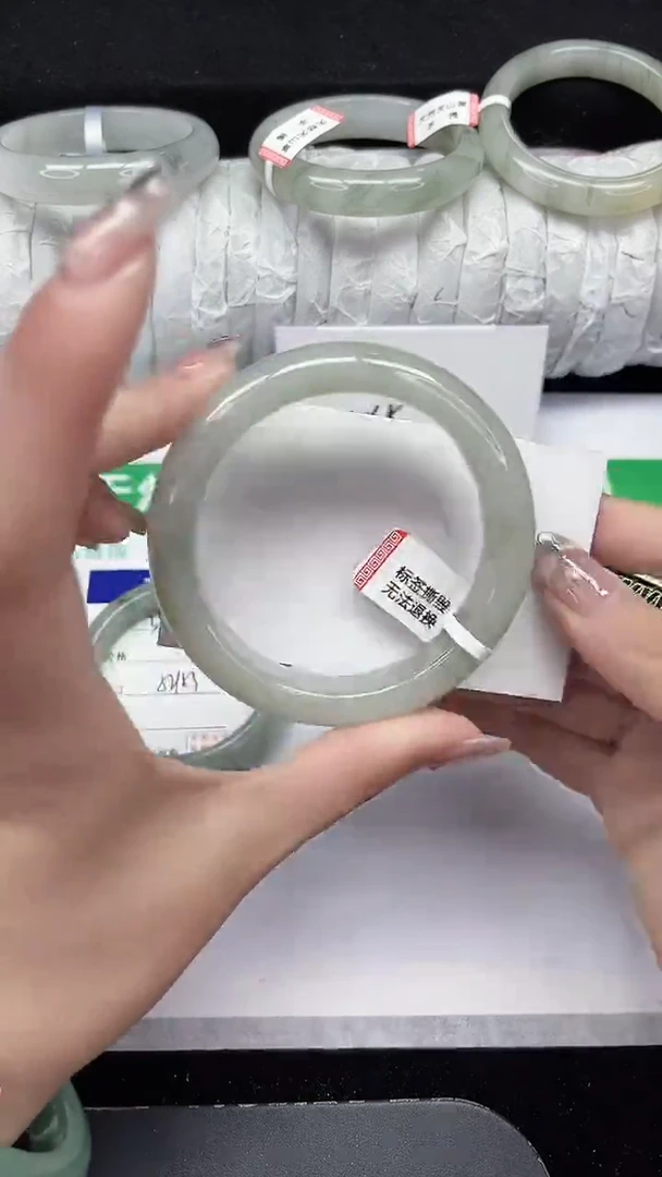 未镶嵌手镯石英质玉342-55/56