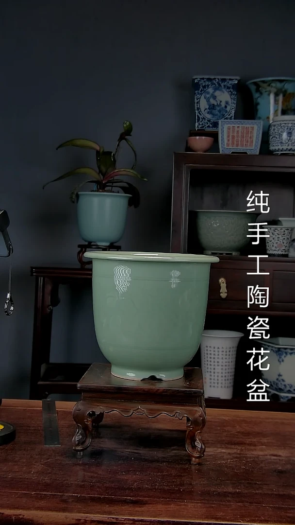 景德镇陶瓷手工花盆