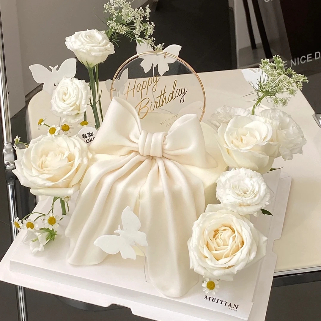 铁艺塑料蛋糕装饰插牌插件甜品唯美烫金生日快乐烘焙装扮配件