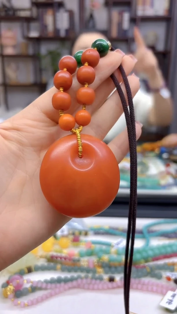 【闪购商品】蜜蜡毛衣链未镶嵌M262