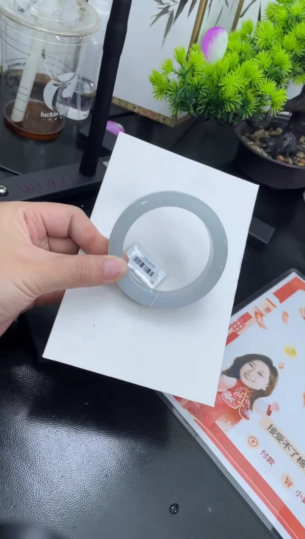 未镶嵌手镯定制翡翠白*?定制手镯WJF3/DZS