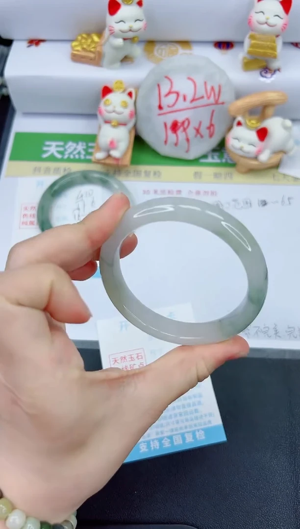 【闪购商品】石英质玉手镯未镶嵌411-60.2