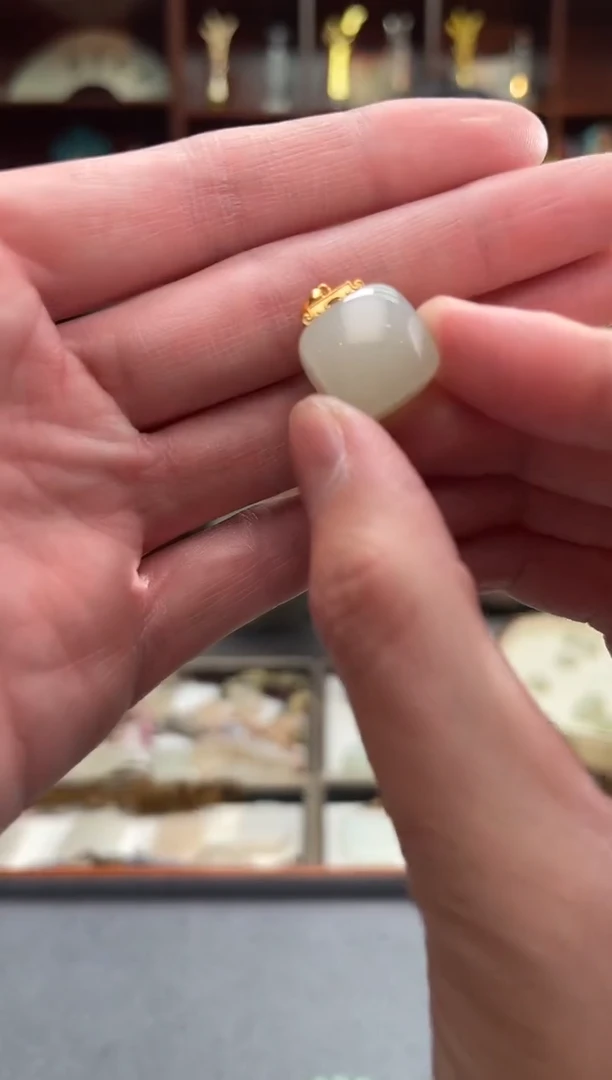 【闪购商品】和田玉方糖未镶嵌