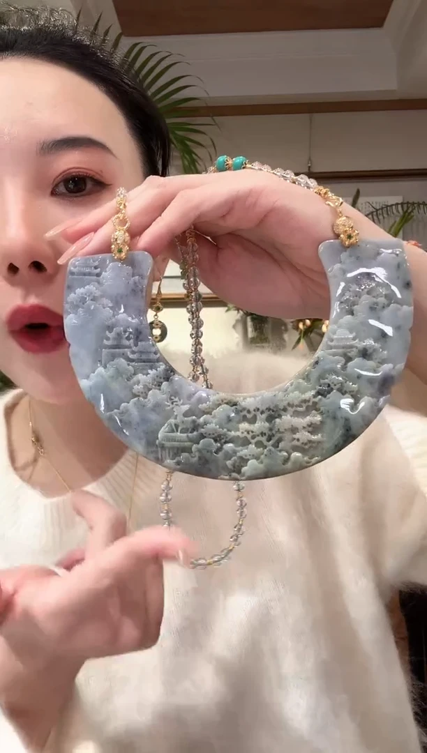 【闪购商品】翡翠颈饰未镶嵌国风