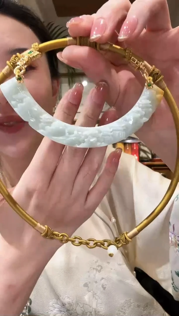 【闪购商品】翡翠颈饰未镶嵌国风