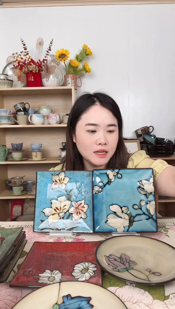 陶方盘2只45464213654165