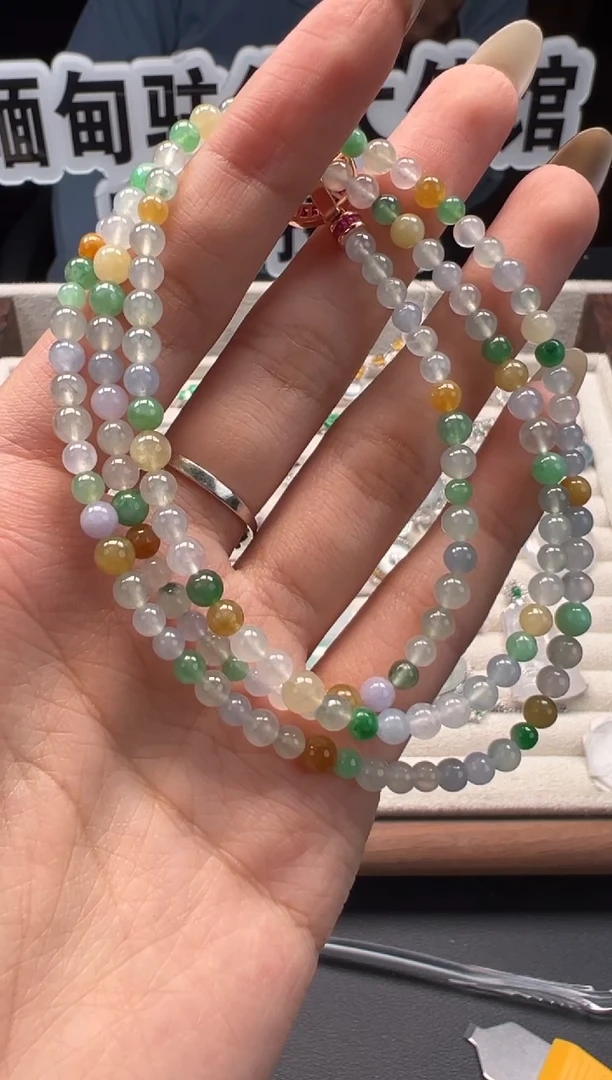 未镶嵌手串翡翠缅甸珠宝严选