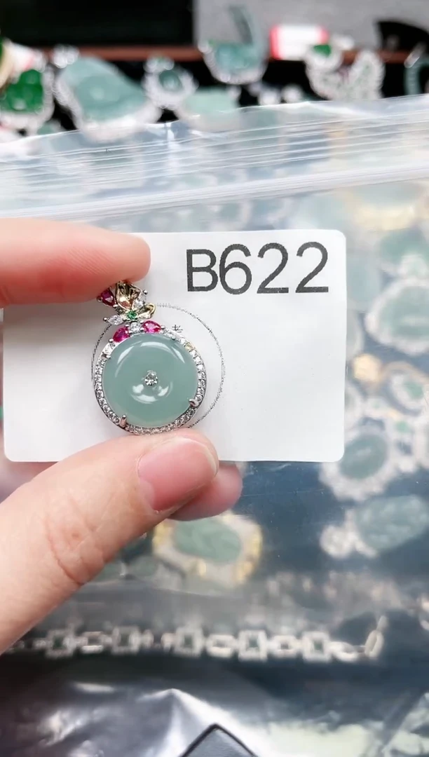 【闪购商品】翡翠颈饰未镶嵌622赠皮绳