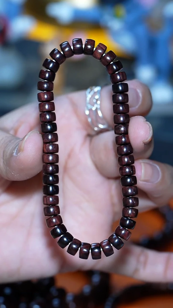 手串/手链黄花梨/降香黄檀【MOYU】海南黄花梨 4*7 文玩潮款手串