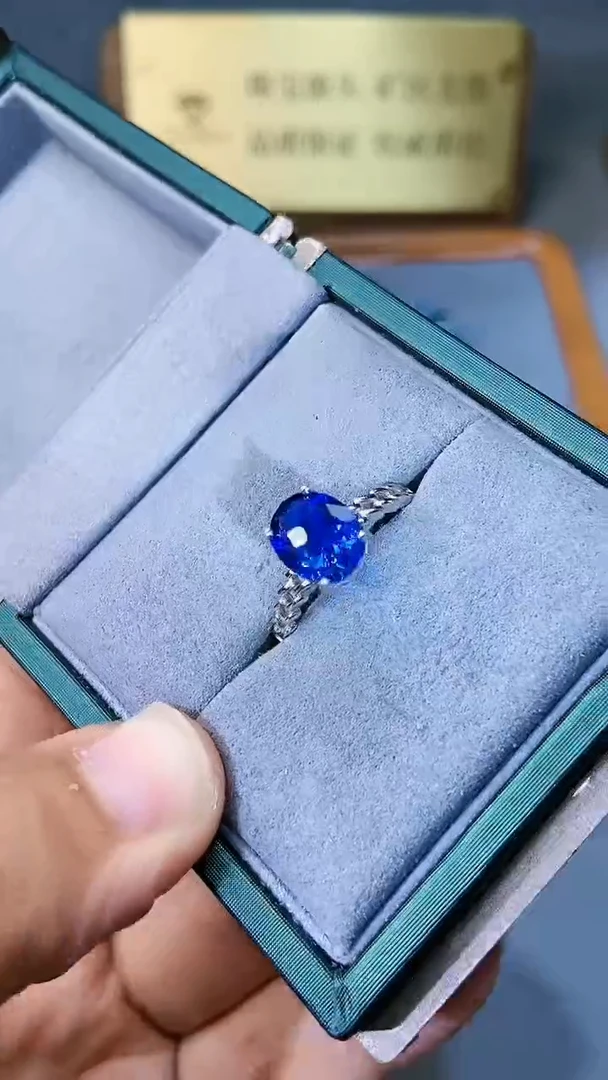 【闪购商品】蓝宝石戒指银S925镶嵌564