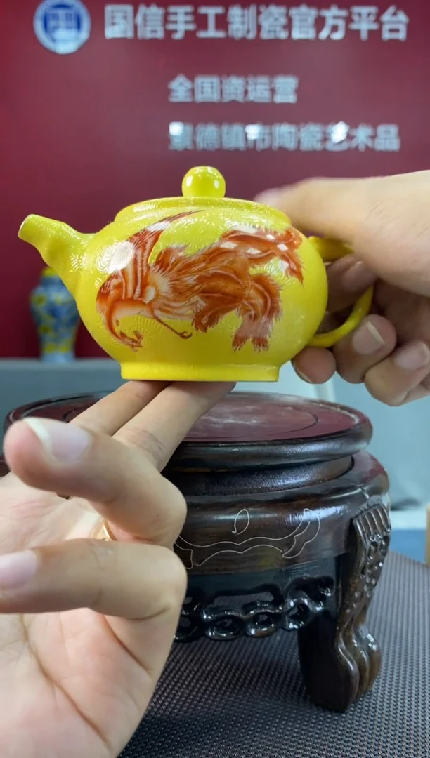 陶瓷b427景德镇瓷器一件
