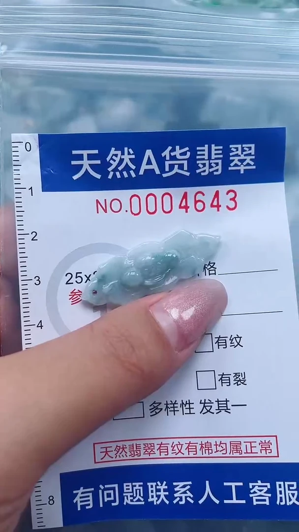 翡翠未镶嵌吊坠(不含链)1