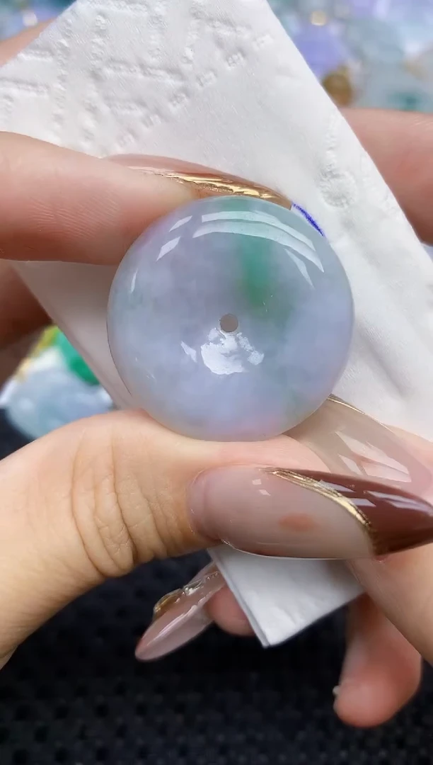 颈饰未镶嵌翡翠   天然翡翠A货  百元以上9米证书费自理