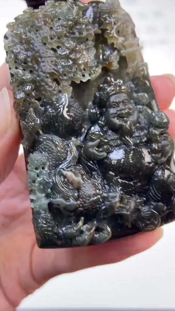 未镶嵌挂件翡翠372531      多人