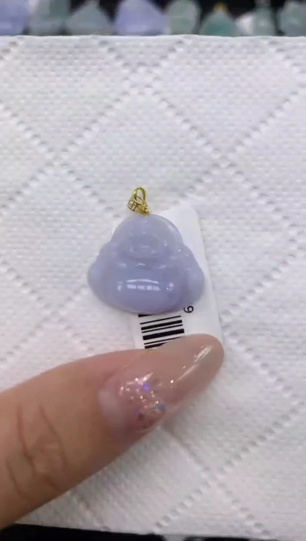 颈饰18K金镶嵌翡翠1111111111