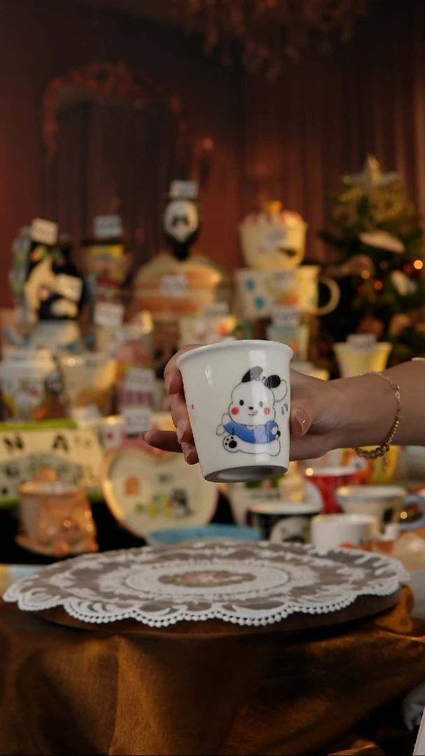 陶瓷便携款景德镇手工手绘陶瓷