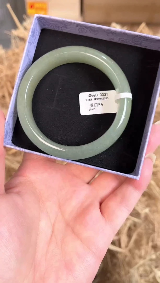 未镶嵌手镯石英质玉D-0331