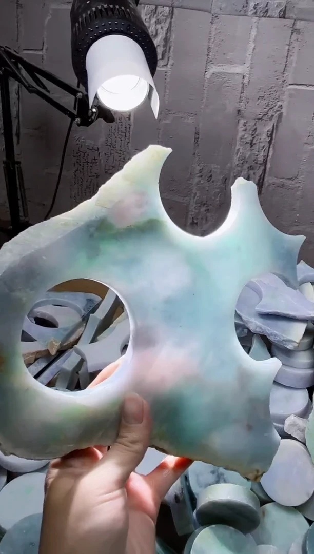 裸石翡翠天然翡翠A货古 南 914