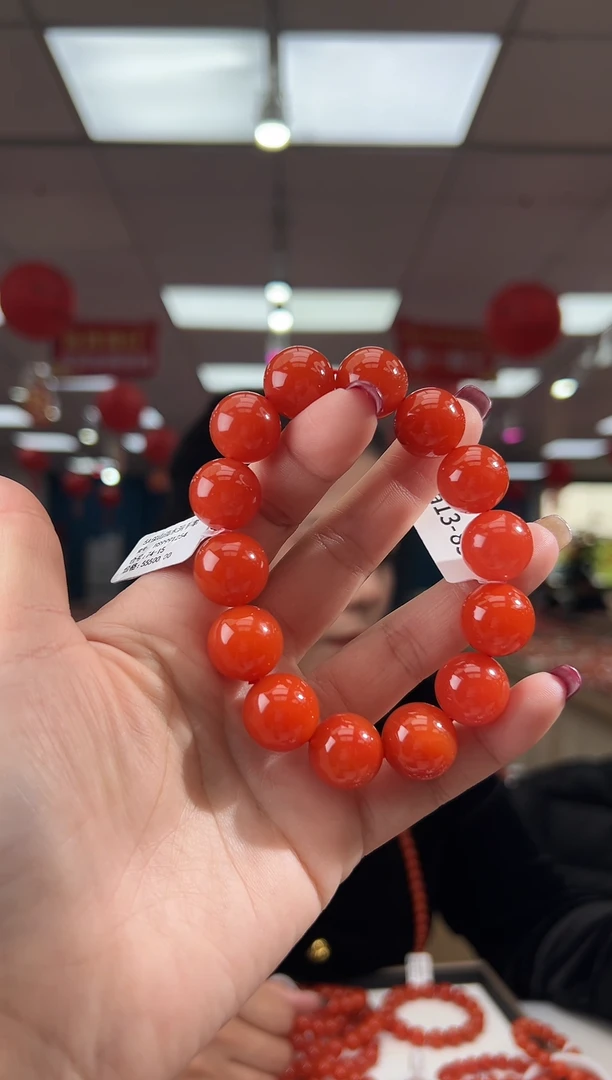 【闪购商品】南红玛瑙珠串未镶嵌多样发其一/15/HS9991254