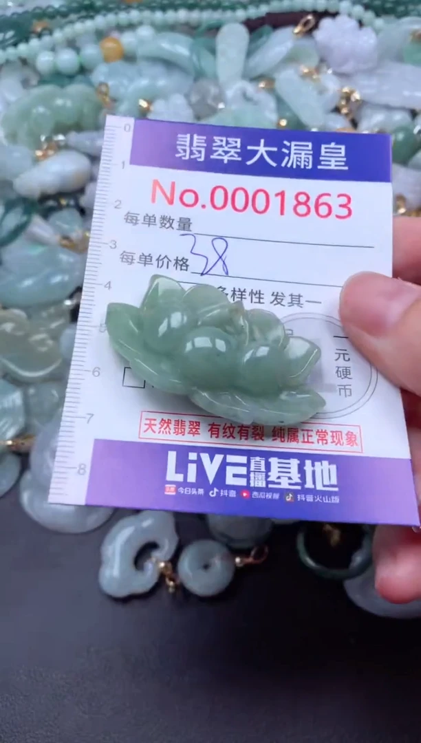吊坠(不含链)未镶嵌翡翠1863