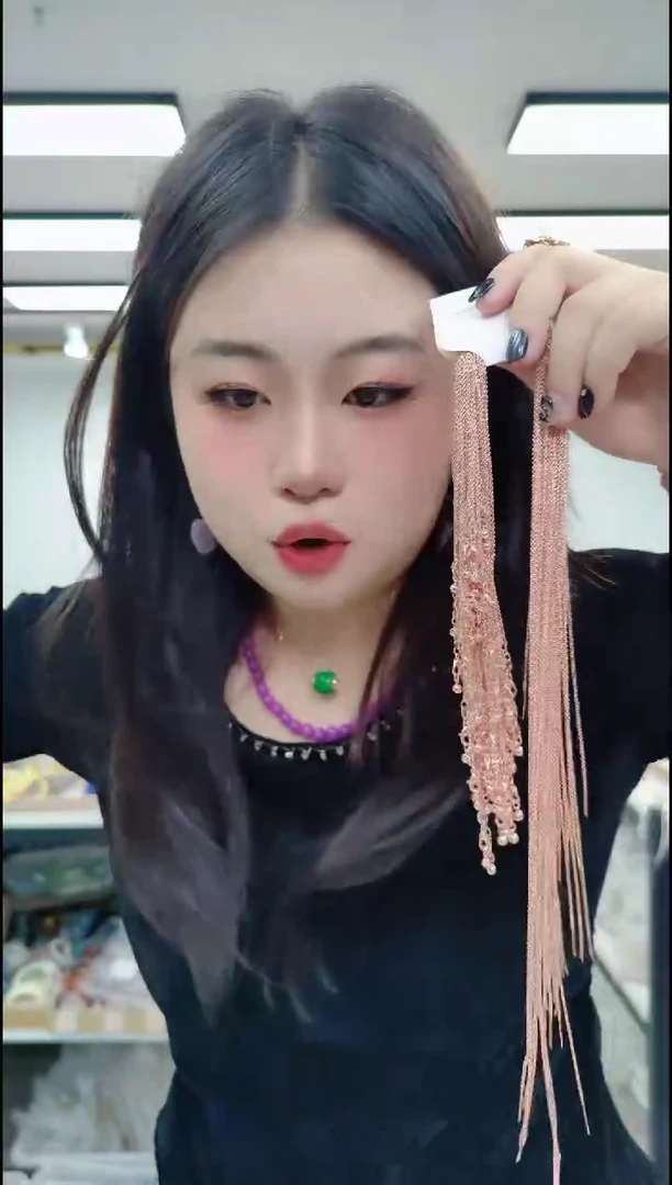 【闪购商品】石英质玉颈饰合金玫瑰金色万能链3条