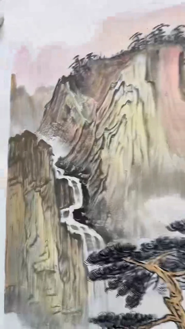 国画李纲-4平尺-山水国画