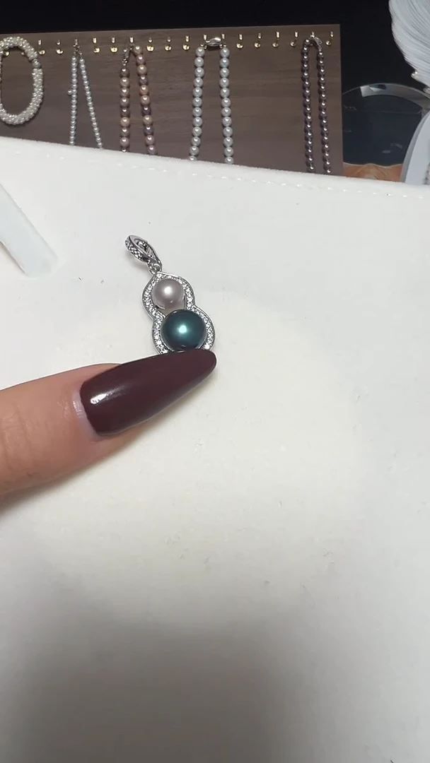 吊坠(不含链)钛钢淡水珍珠永丽珍珠严选