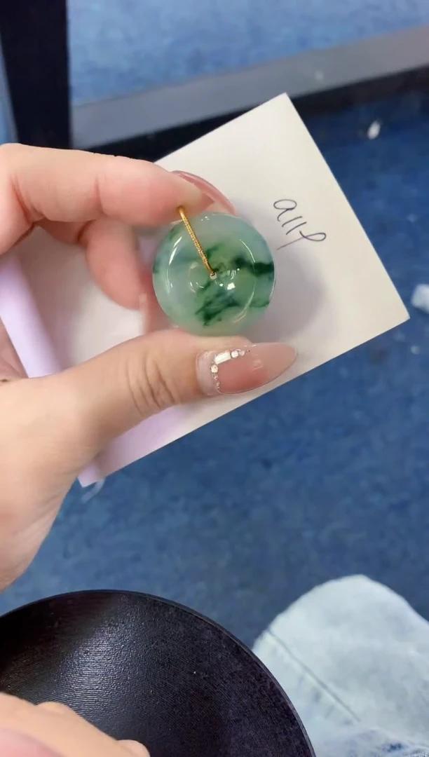 【闪购商品】翡翠颈饰18K金镶嵌000000000