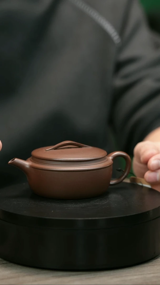 茶壶紫砂白*H1601赵信军光素竹瓦