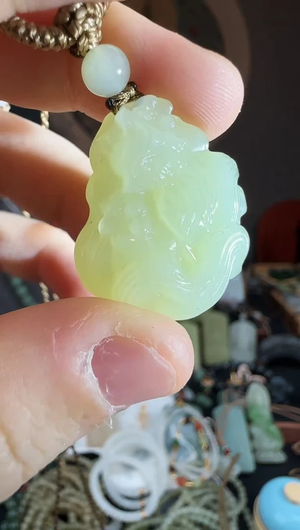 颈饰未镶嵌和田玉和田玉