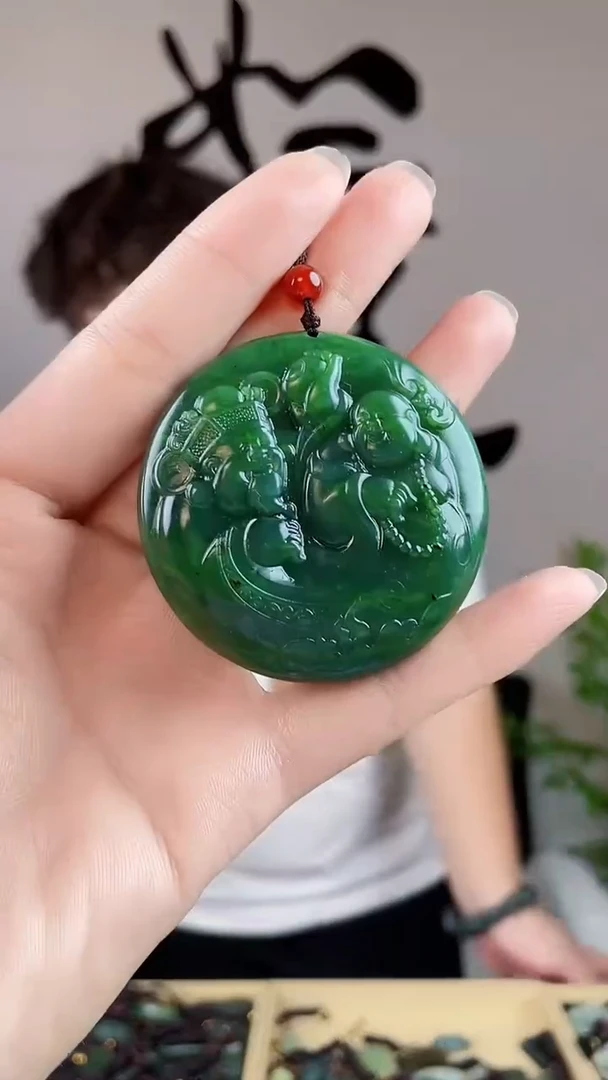 和田玉未镶嵌挂件多样性发货，拍一发一