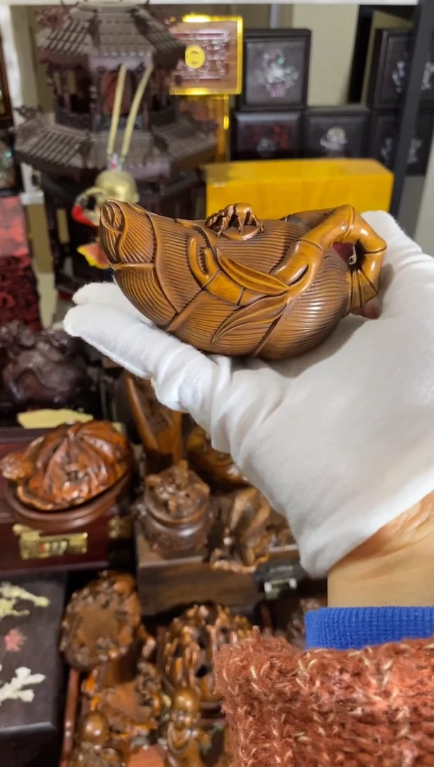 木小叶黄杨小件竹笋壶大