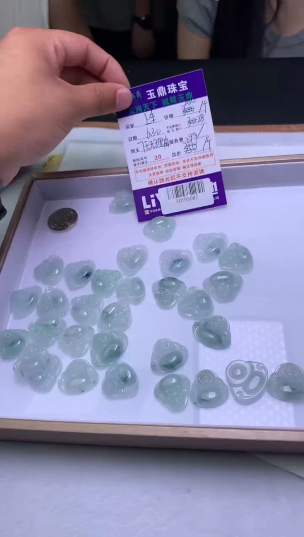 翡翠未镶嵌吊坠(不含链)多样性发其一-F0195087