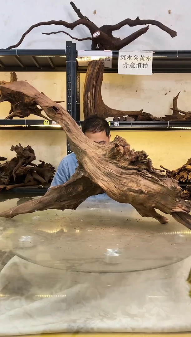 【闪购商品】柚木木艺972鱼缸造景沉木