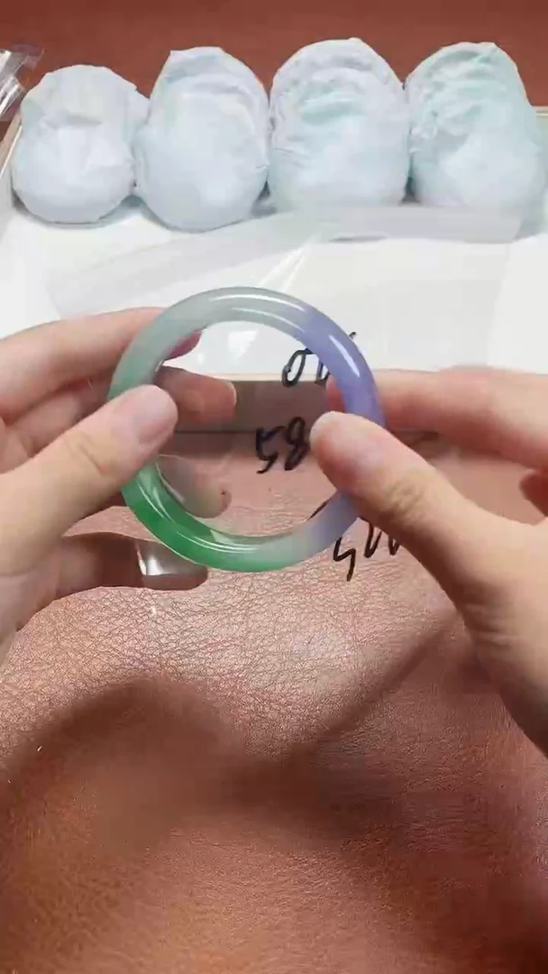 缅风美人翠手镯025