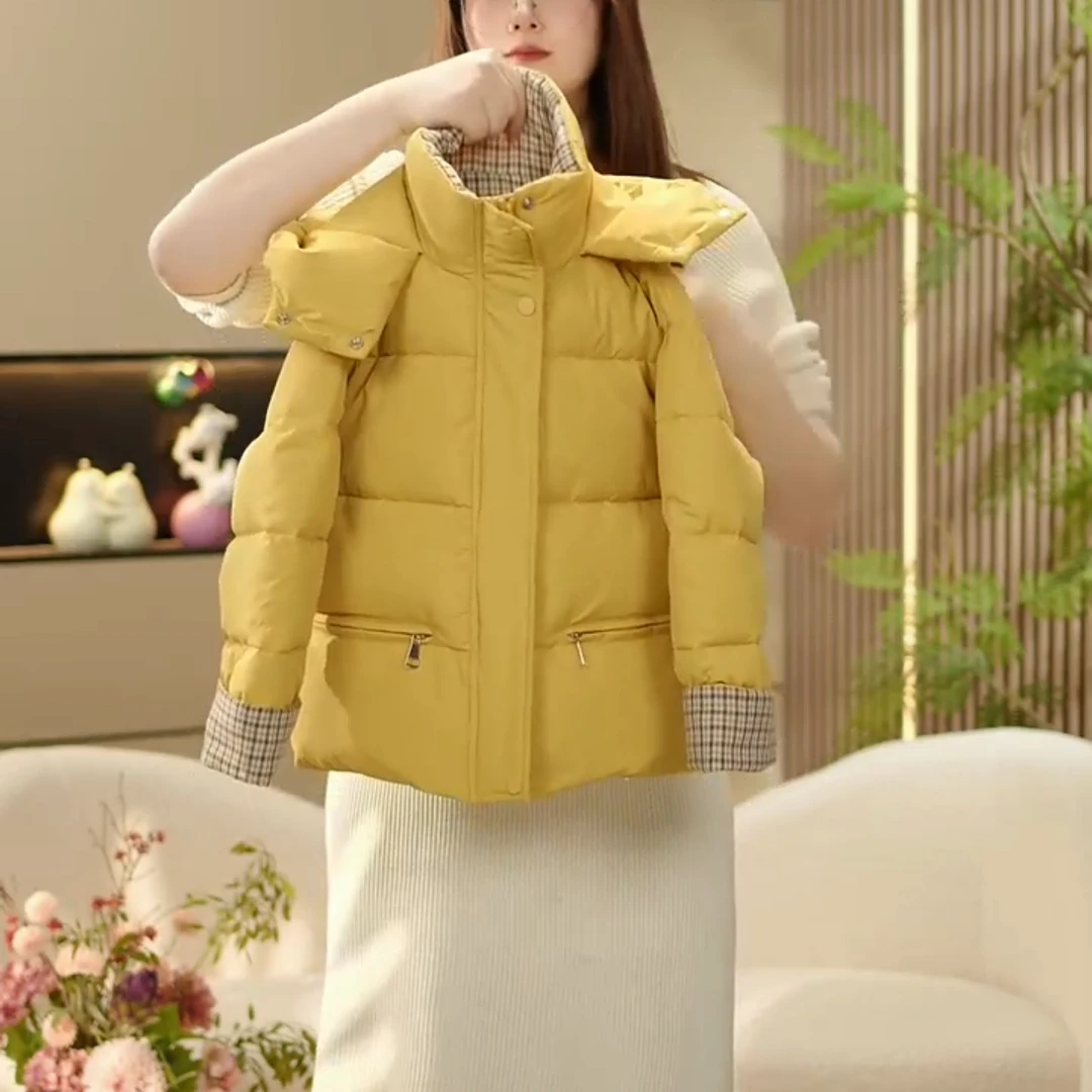 boboe/波波鹅女童新款2024冬季韩版时尚加厚棉服外套--Y4045