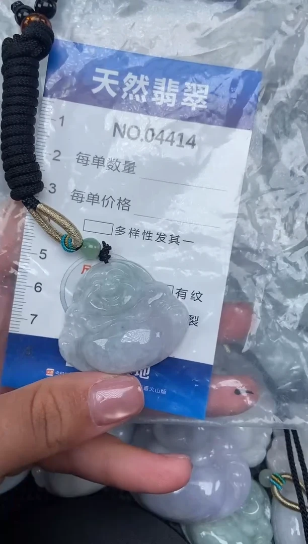 颈饰未镶嵌翡翠纯天然A货翡翠4414