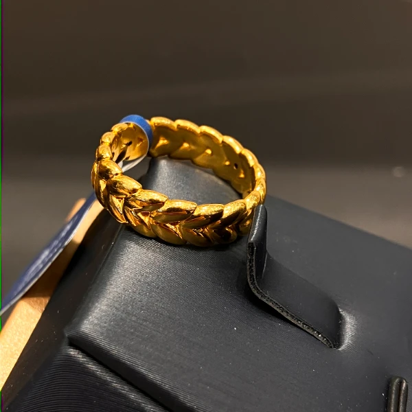 【1号货】放心黄金店 足金999戒指1.11克 (货号70）