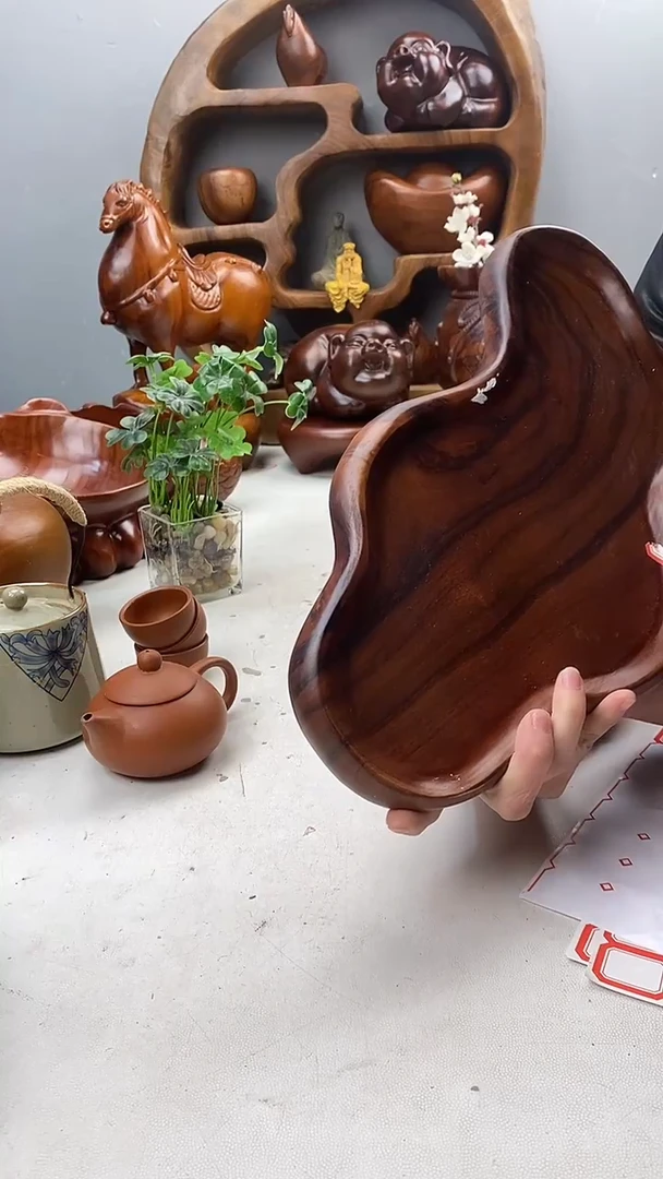 香樟木A31爱心干泡/尺寸32*19*4