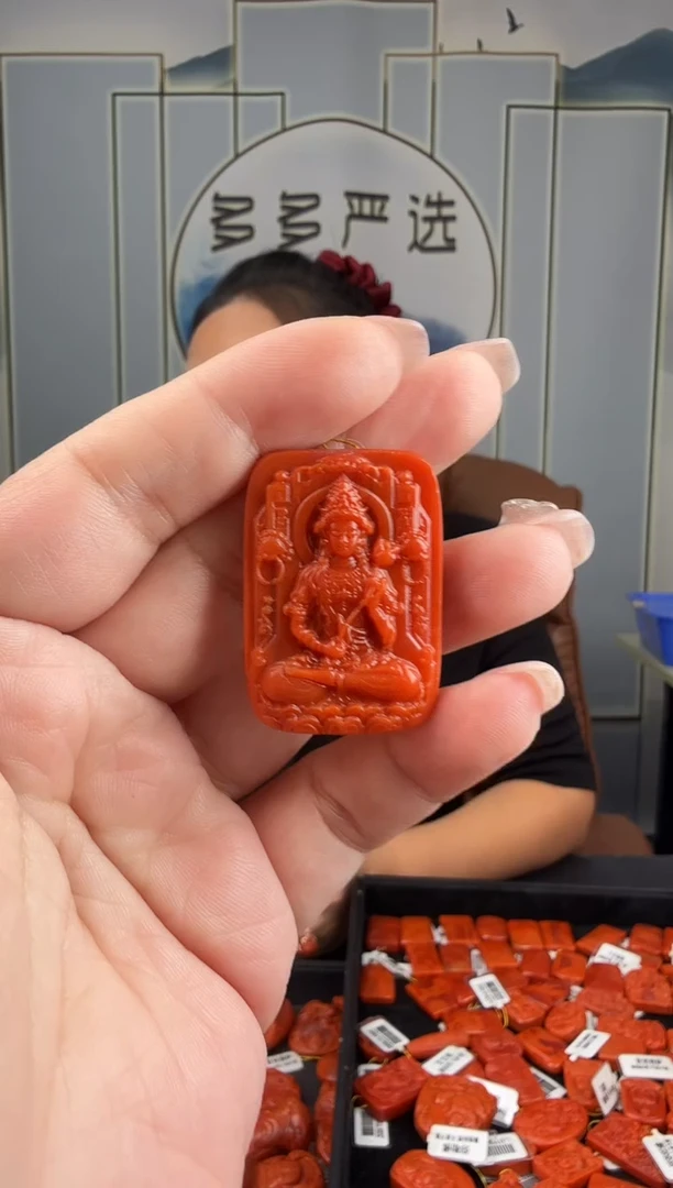 未镶嵌雕刻南红玛瑙037ZB0919产品一个