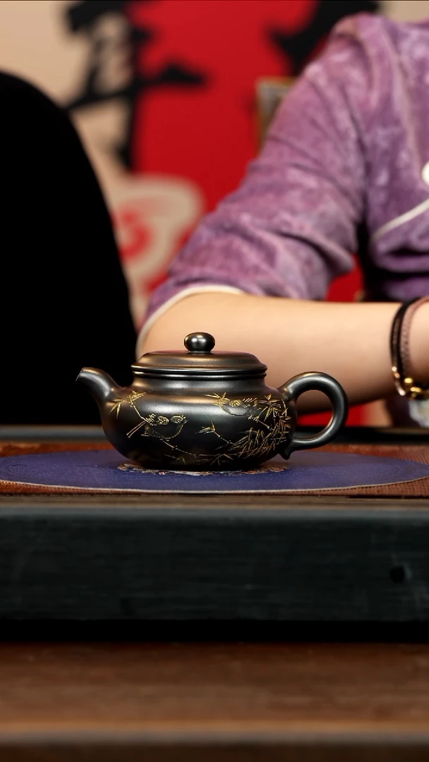 【闪购商品】紫砂茶壶FKM 乌泥 仿古