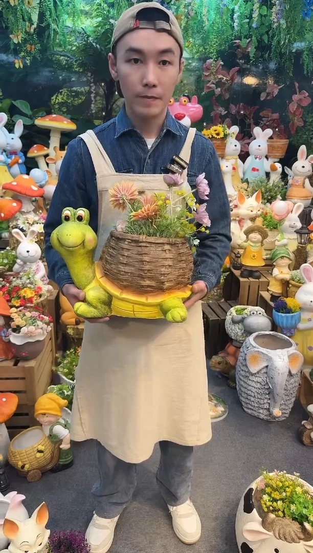 户外花园庭院花盆&00&