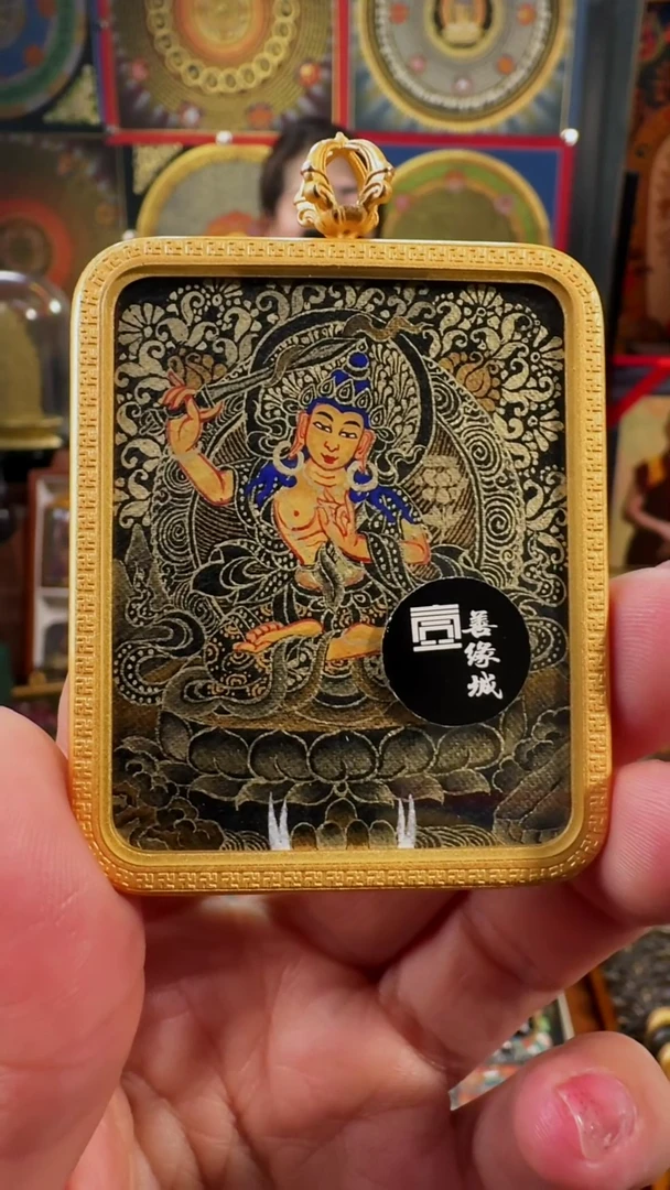 【闪购商品】吊坠 壹善缘城手绘唐卡新春大促文殊