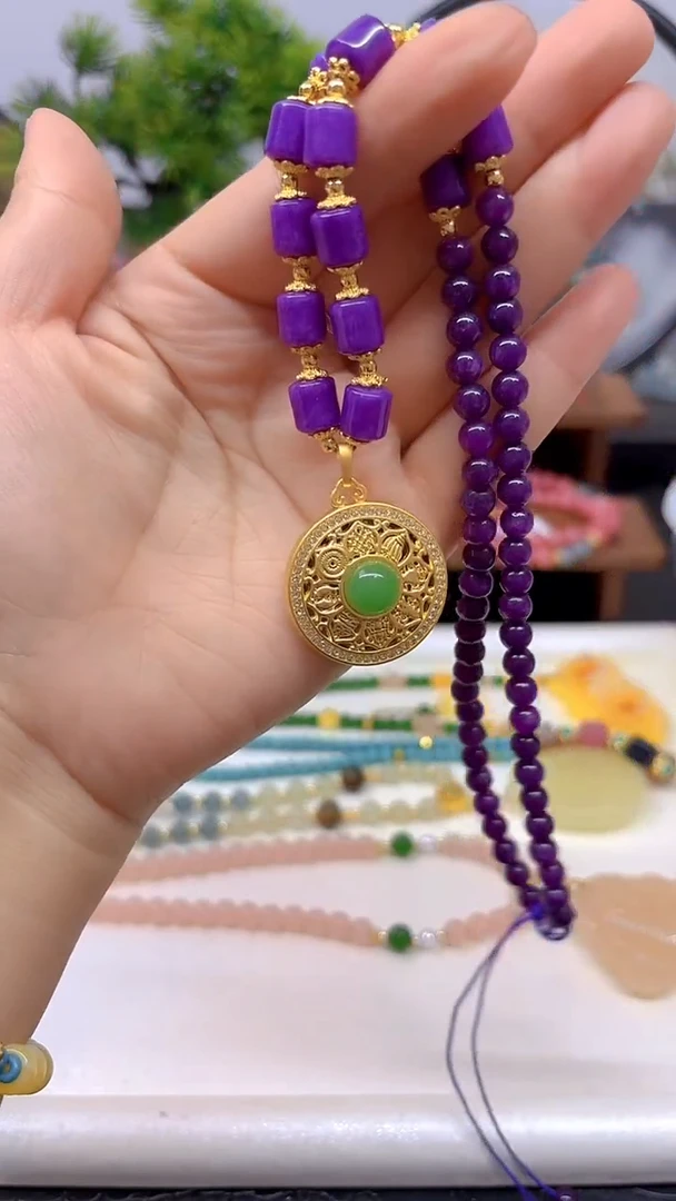 未镶嵌苏纪石（舒俱来）颈饰M724