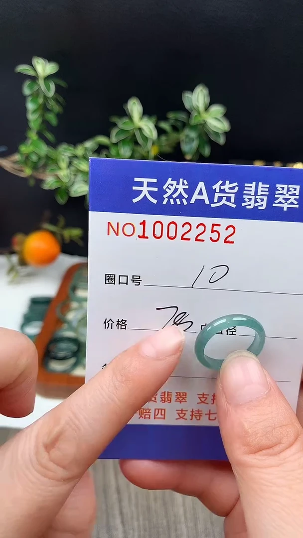 未镶嵌戒指翡翠10#