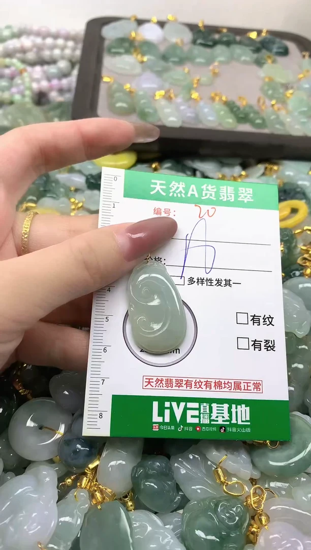 颈饰未镶嵌翡翠未镶嵌a货翡翠-20