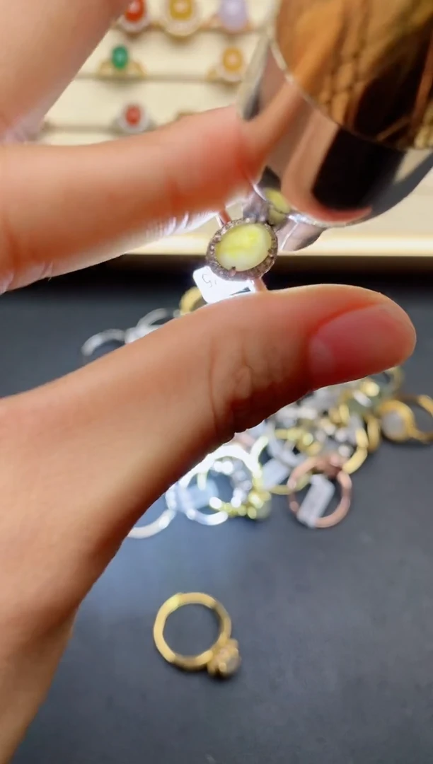 【闪购商品】翡翠戒指银S925镶嵌..........