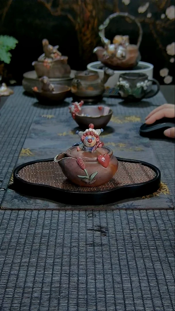 黄老师柴烧小丑宝瓶